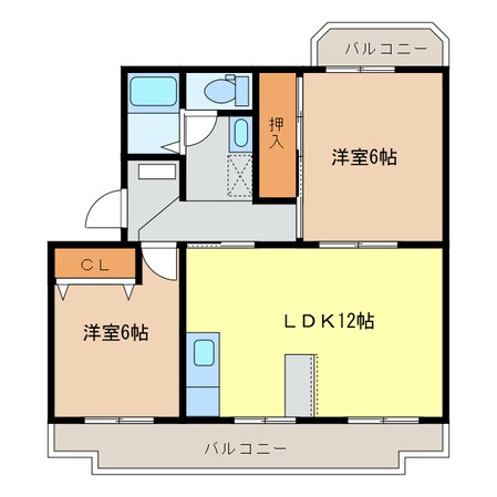 裾野駅 徒歩20分 2階の物件間取画像